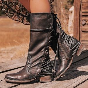 Free Bird by Steven multi black boots